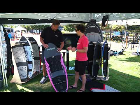 Freedom Foil Boards 2023 range at the AWSI 2022 // Foiling Magazine