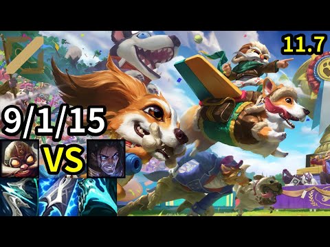 Corki Mid vs Sylas - KR Master | Patch 11.7