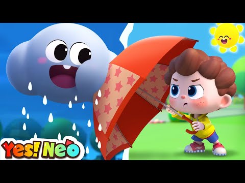 Rain Rain Go Away | Rainbow Slide🌈| Good Habits | Nursery Rhymes & Kids Songs | Yes! Neo