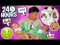 TAKING CARE OF 2 BABIES FOR 24 HOURS! *went horrible*
