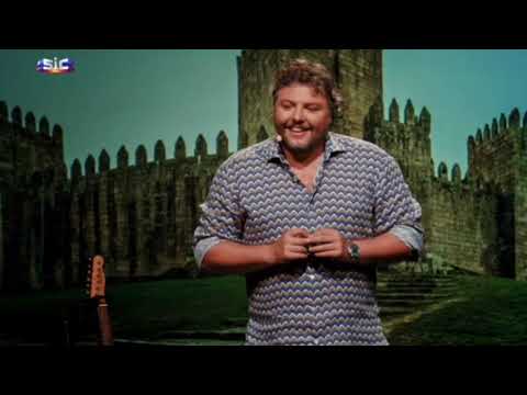 Cláudia Martins e César Mourão à desgarrada, no programa “Terra Nossa” da SIC