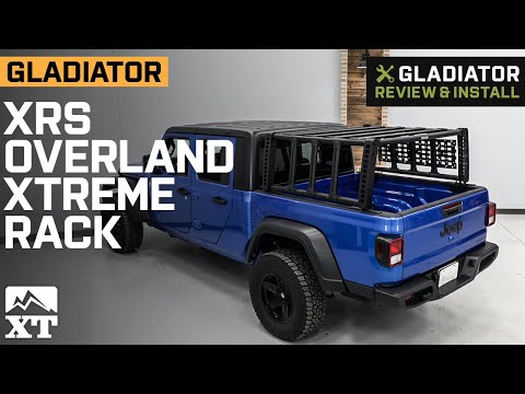 Jeep Gladiator XRS Overland Xtreme Rack; Textured Black Review & Install