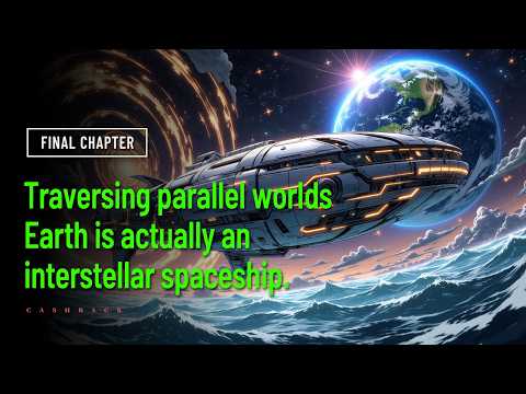 Traversing parallel worlds, Earth is actually an interstellar spaceship.