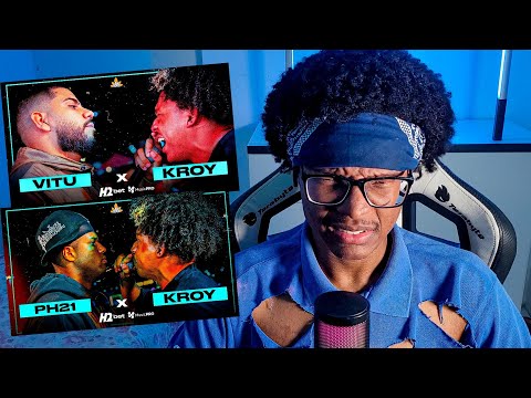 React 2 EM 1: KROY X VITU | KROY X PH21 | React | 390ª BATALHA DA ALDEIA