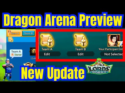 Spiegazione del NUOVO aggiornamento di Lords Mobile | Squadre di Dragon Arena 2, nuove missioni d...