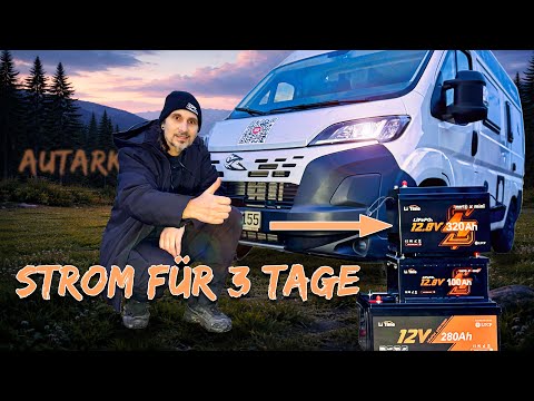 mini Batterie - MAXI Leistung🔋320Ah auf 100Ah-Fläche🔋LiFePo4von Li Time