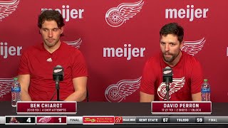 Red Wings LIVE 3.14.24: Ben Chiarot and David Perron