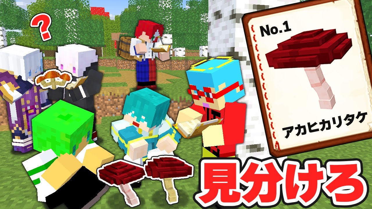 毒キノコを見分けろ！キノコPVPのYouTubeサムネイル