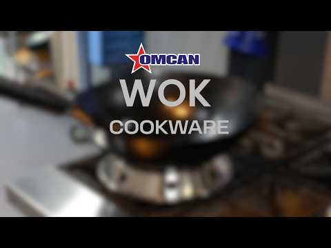Video thumbnail for 16″ Iron Double Ear Cantonese Wok