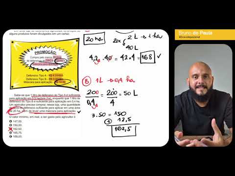Questão 159 - Caderno Amarelo | MATEMÁTICA ENEM 2024