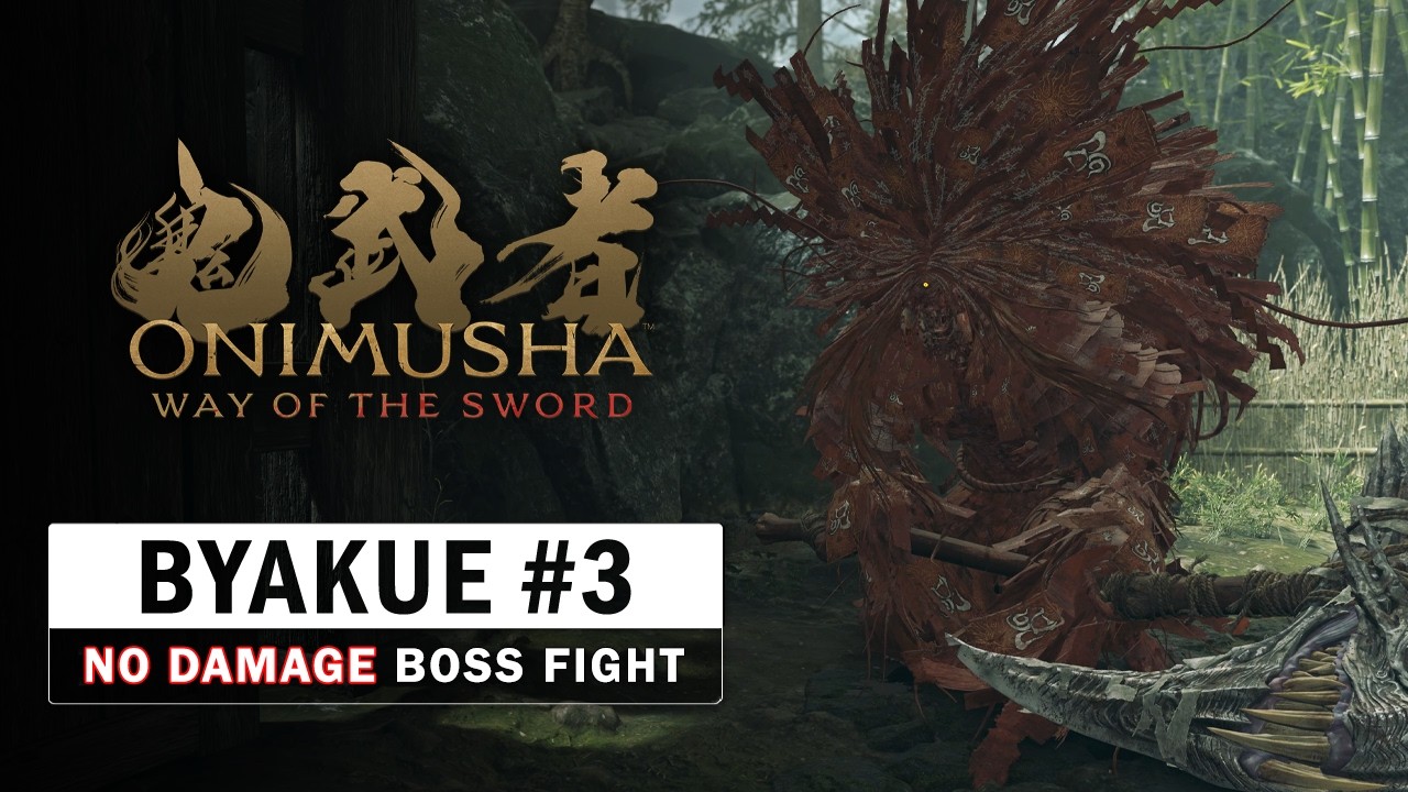 Onimusha: Way of the Sword - Byakue #3 Boss Fight (No Damage)