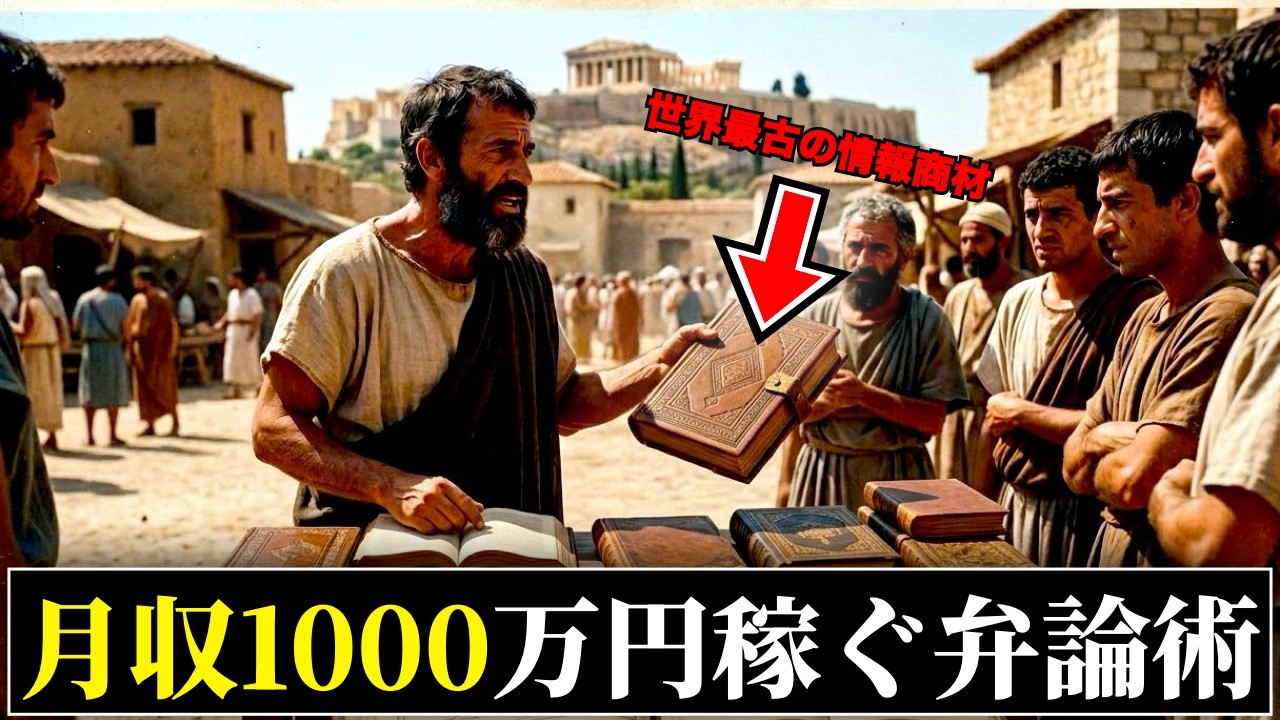 【世界最古の情報商材】月収1000万円稼ぐ弁論術