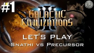 Galactic Civilizations 3 - Let's Play - Snathi - GODLIKE #1 "Search for the Precursor Worlds"
