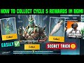HOW TO COLLECT CYCLE 5 REWARDS IN BGMI | BGMI CYCLE 5 REWARDS KAISE LE | BGMI CYCLE 5 SET HOVERBOARD