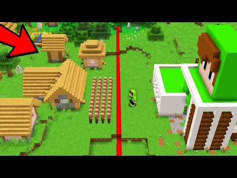 ¡Los ALDEANOS DIVIDIERON NUESTRA ALDEA por la MITAD!