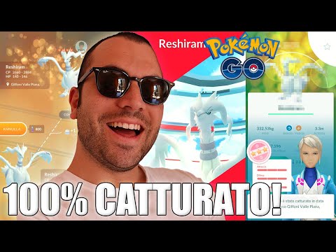 CATTURO UN 100% NELLA RAID HOUR DI RESHIRAM! - Pokémon GO