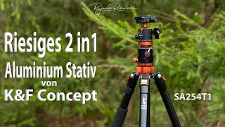 Riesiges 2 in 1 Aluminium Stativ von K&F Concept (SA254T1)