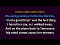 George Strait - Marina Del Rey