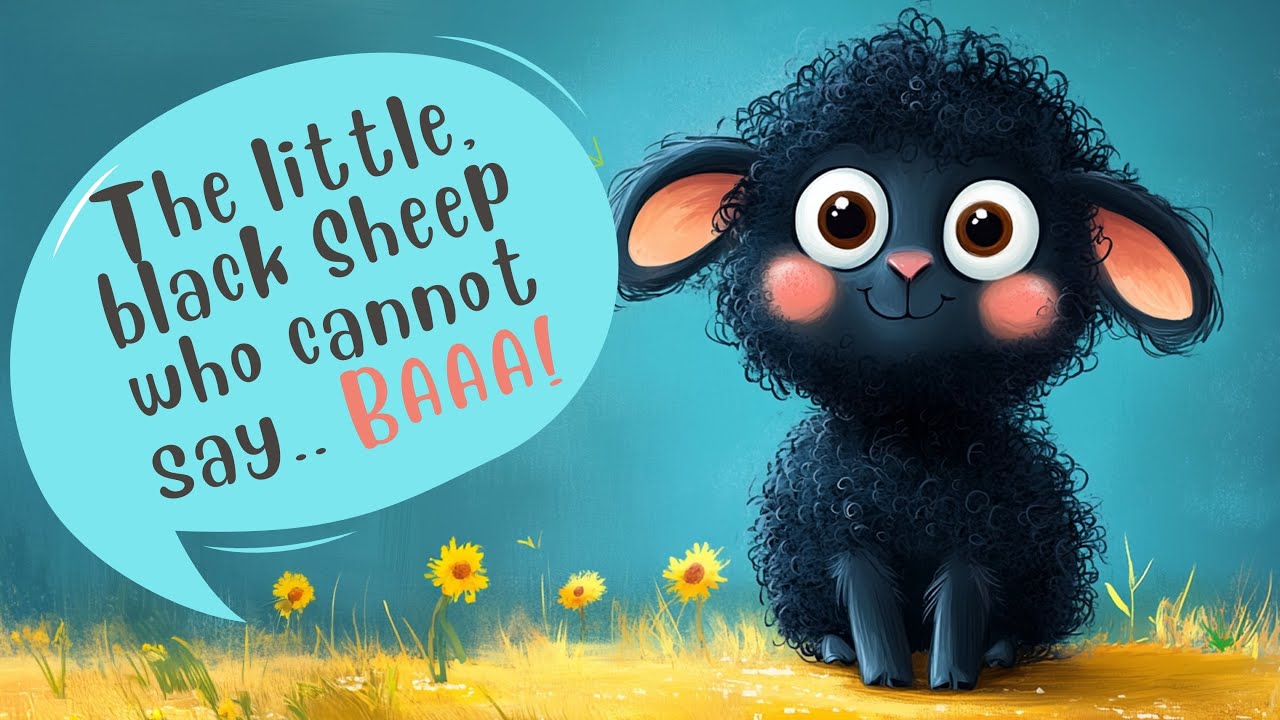 THE LITTLE BLACK SHEEP WHO CANNOT SAY BAAAA! | Bedtime Stories for Kids | Embracing Differences