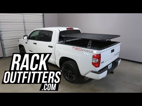 Toyota Tundra with Rhino-Rack Pioneer Platform Pickup Tower Rack System