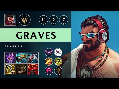 Graves Jungle vs Kindred - KR Master Patch 25.14