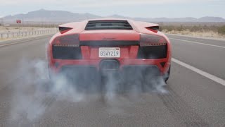Race: LOUD Ferrari 599 GTB vs Manual Lamborghini Murcielago LP640 
*HEADPHONE USERS BEWARE