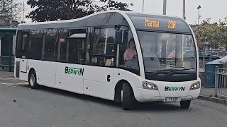 Berwyn of Trefor T11 CBC (YJ13 HJA) departing Pwllheli Bus Station on 18th October 2025