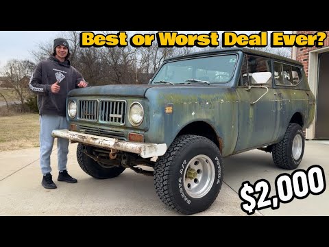 Will My $2,000 Scout II Ever Run & Drive Again? (International Scout)