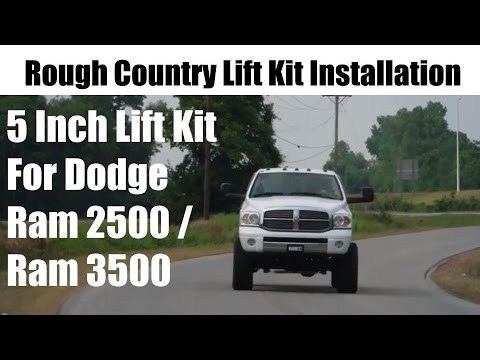 Rough Country Dodge Ram 2500 / Dodge 3500 - 5 Inch Lift Installation - Tutorial and Review