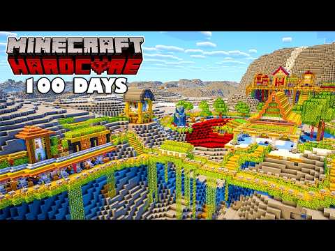 I Survived 100 Days in a STONY PEAKS ONLY WORLD in Minecraft Hardcore!