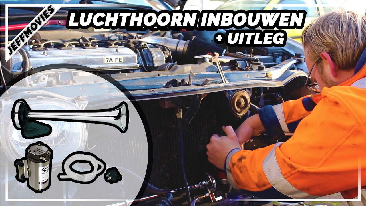 How To: LUCHTHOORN op je AUTO plaatsen!!