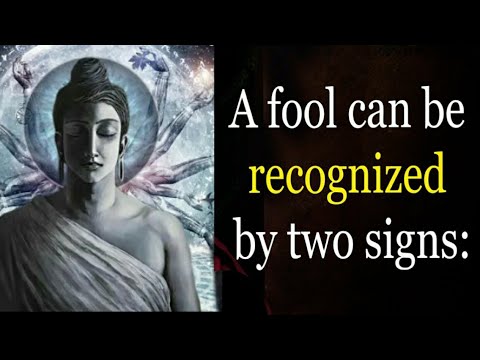 |Buddha story|A fool can be recognized by two signs|buddhist stories|story in english