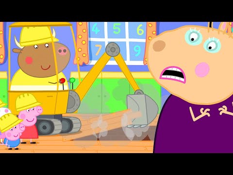 Peppa's Teacher Mr Bull | Family Kids Cartoon