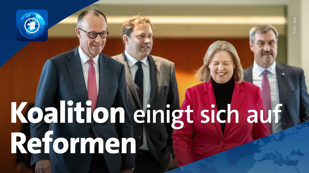 Pressekonferenz: Koalitionsausschuss einigt sich auf umfangreiches Reformpaket