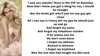 Britney Spears - Amnesia (lyrics)