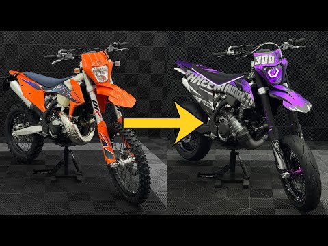 SUPERMOTO BUILD // KTM EXC 300