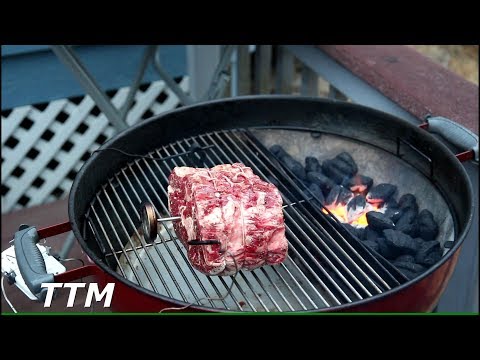 Beef Rib Roast on the Weber Charcoal Grill