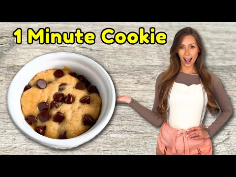 1 Minute Microwave Cookie | The Easiest Chocolate Chip Cookie in a Mug