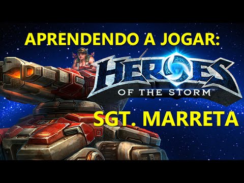 Heroes of the Storm (Gameplay) - Sgt. Marreta - Campo de batalha da Eternidade (PT-BR)