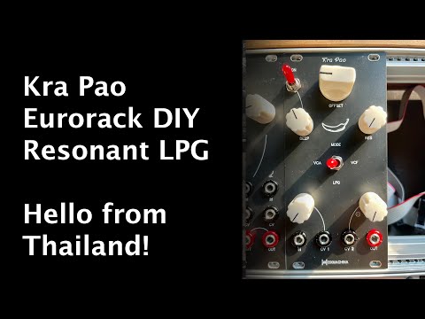 DIY Eurorack Resonant Low Pass Gate - Kra Pao