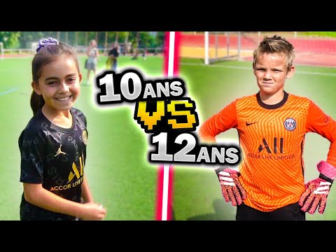 These two kids, both incredibly good at football, face off!