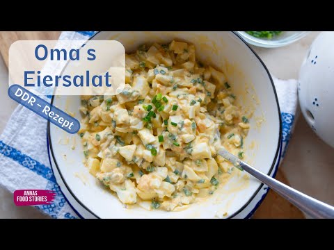 Oma´s Eiersalat Rezept - einfach und lecker - DDR Rezept