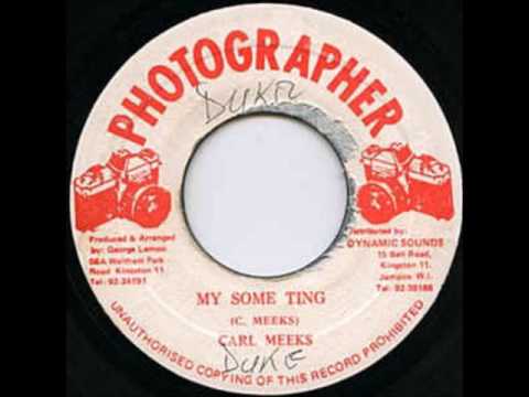 Carl Meeks - My Some Ting + Dub - 7" Photographer 1989 - GREAT DIGI 80'S DANCEHALL