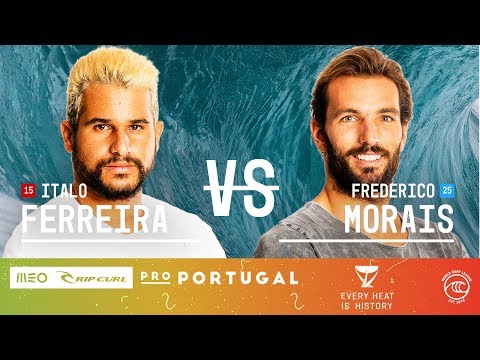 Italo Ferreira vs. Frederico Morais - Round of 32, Heat 13 - MEO Rip Curl Pro Portugal 2019