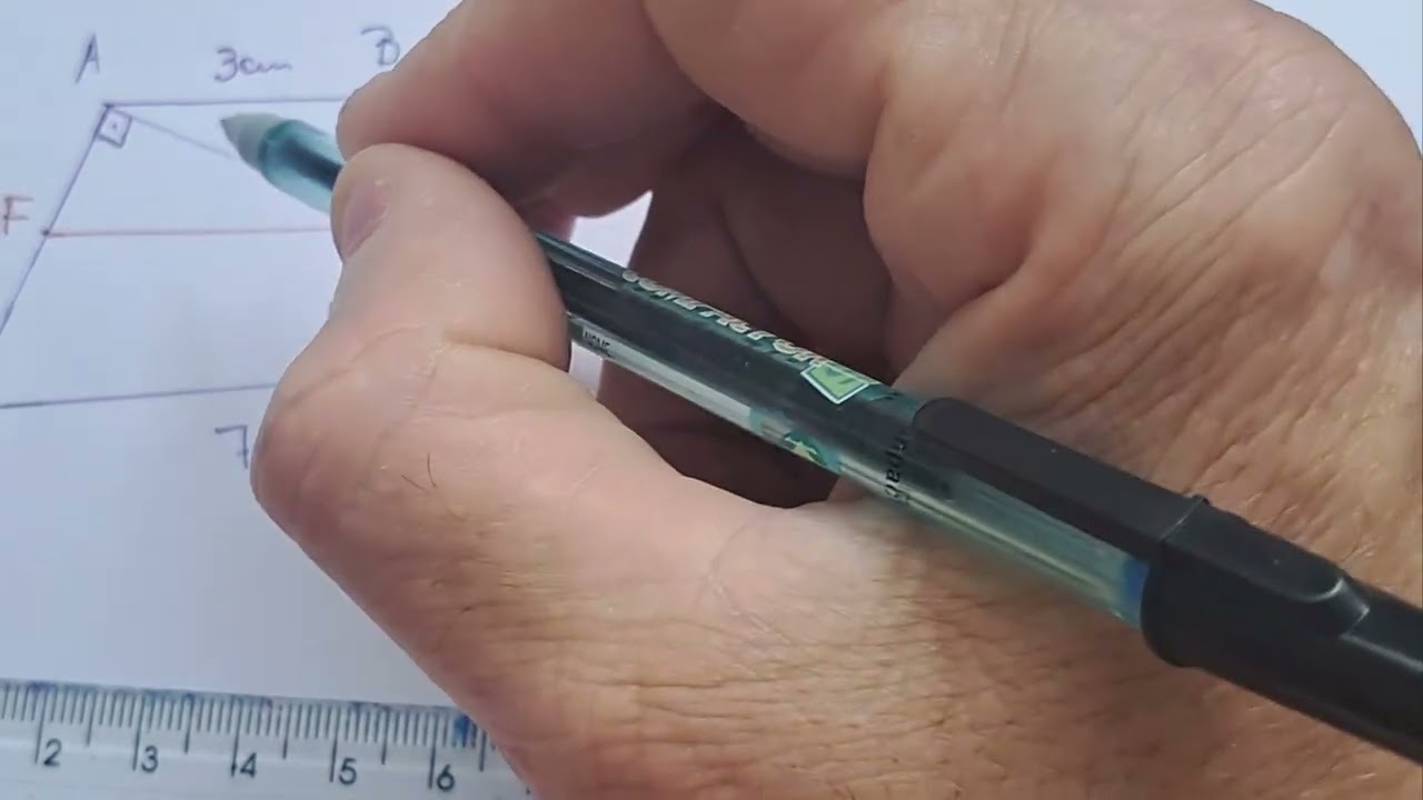 ÁREA  DO TRAPÉZIO: QUESTÃO LINDA COM SEMELHANÇA DE TRIÂNGULOS E OUTRAS PROPRIEDADES.