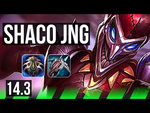 SHACO vs EKKO (JNG) | 900+ games, 7/2/5 | BR Master | 14.3