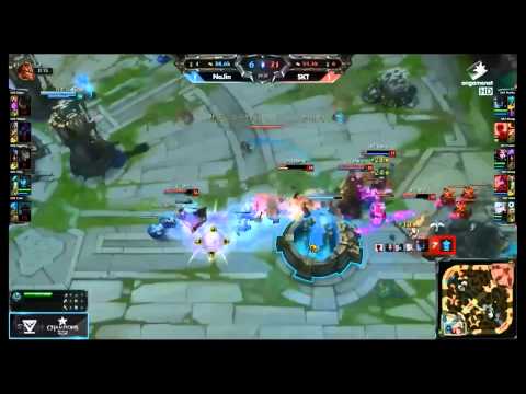 [League of Legends] First Pentakill SKT Faker in LCK Spring 2015