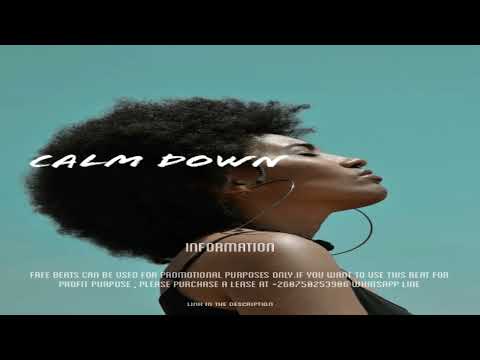 Afrobeat Instrumental 2023 | Minz X Ayra Starr X Rema Type Beat " CALM DOWN " | Afro Pop Type Beat