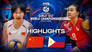 China 🇨🇳 vs. Philippines 🇵🇭 - Highlights | Pool Play | Girls' U17 World Championship 2026