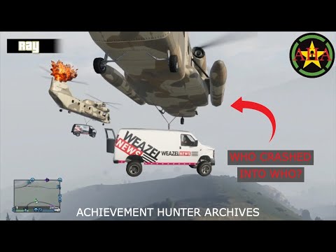 GAVIN'S HELICOPTER GOOF AND MORE OF THE GREATEST ACHIEVEMENT HUNTER GTA V MOMENTS OF ALL TIME!